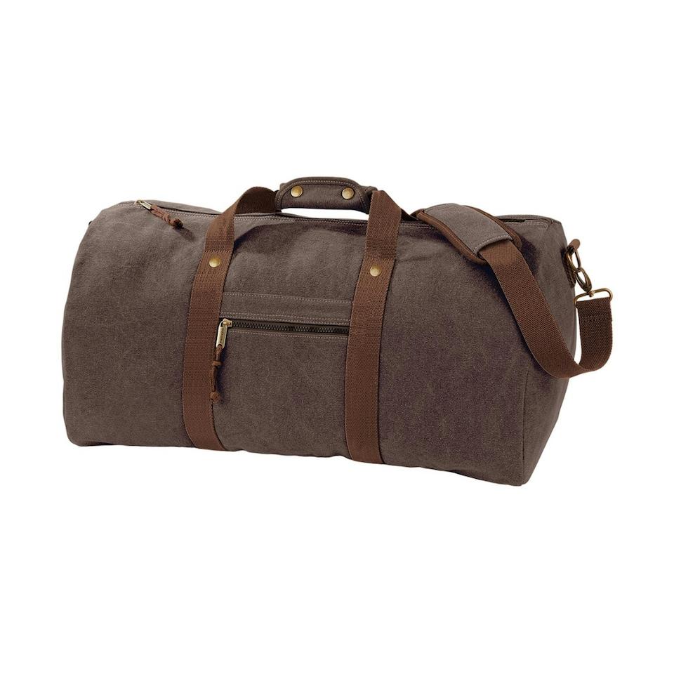 Quadra Vintage Canvas Holdall Duffle Bag - 45 Liters