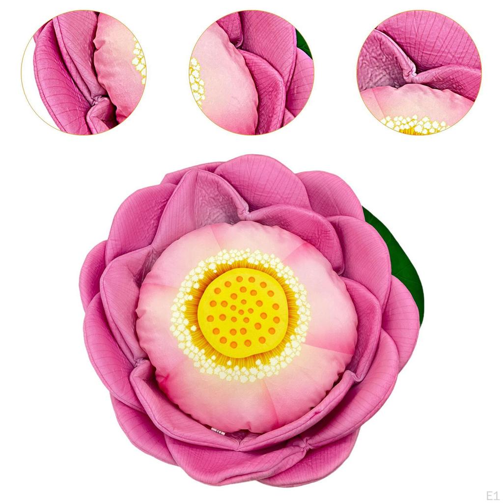 Cat Bed Pad, Three Dimensional Pet Bed, Lotus Shape Thickened Winter Cats Nest Cushion, Mattress