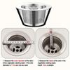 Stainless Steel Drain Stopper Mesh Round Shape Floor Waste Filter Net  Kitchen Bathroom Accessories