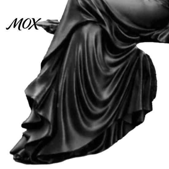 Unique Dark Aesthetic Decor 3D Printed Reaper Goddess Figurine Ornaments, Style Sculpture, Faceless Black-robed Statue Gothic for Desktop Bookshelf