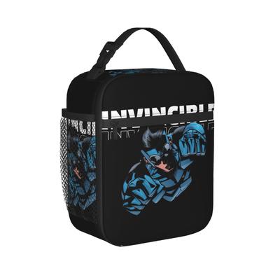 Invincible Cartoon Comic Thermal Insulated Lunch Bag for Office  Portable Food Container Bags Cooler Thermal Lunch Box