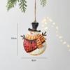 Handmade Christmas Hanging Model Pendant Xmas Ornament Creative Christmas Tree Decor  Festival