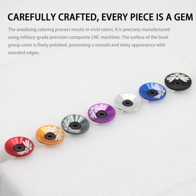 Universals Stem Caps Headset Top Caps Bicycles Fork Tube Cover Road Bike Fork Tube Cover Bicycles Accessories