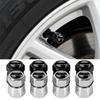 4Pcs Car Tire Valve Caps Metal Wheel Dust Covers Accessories FOR Mercedes Benz AMG W204 W205 W203 W211 W212 W213 W201 W210 W124