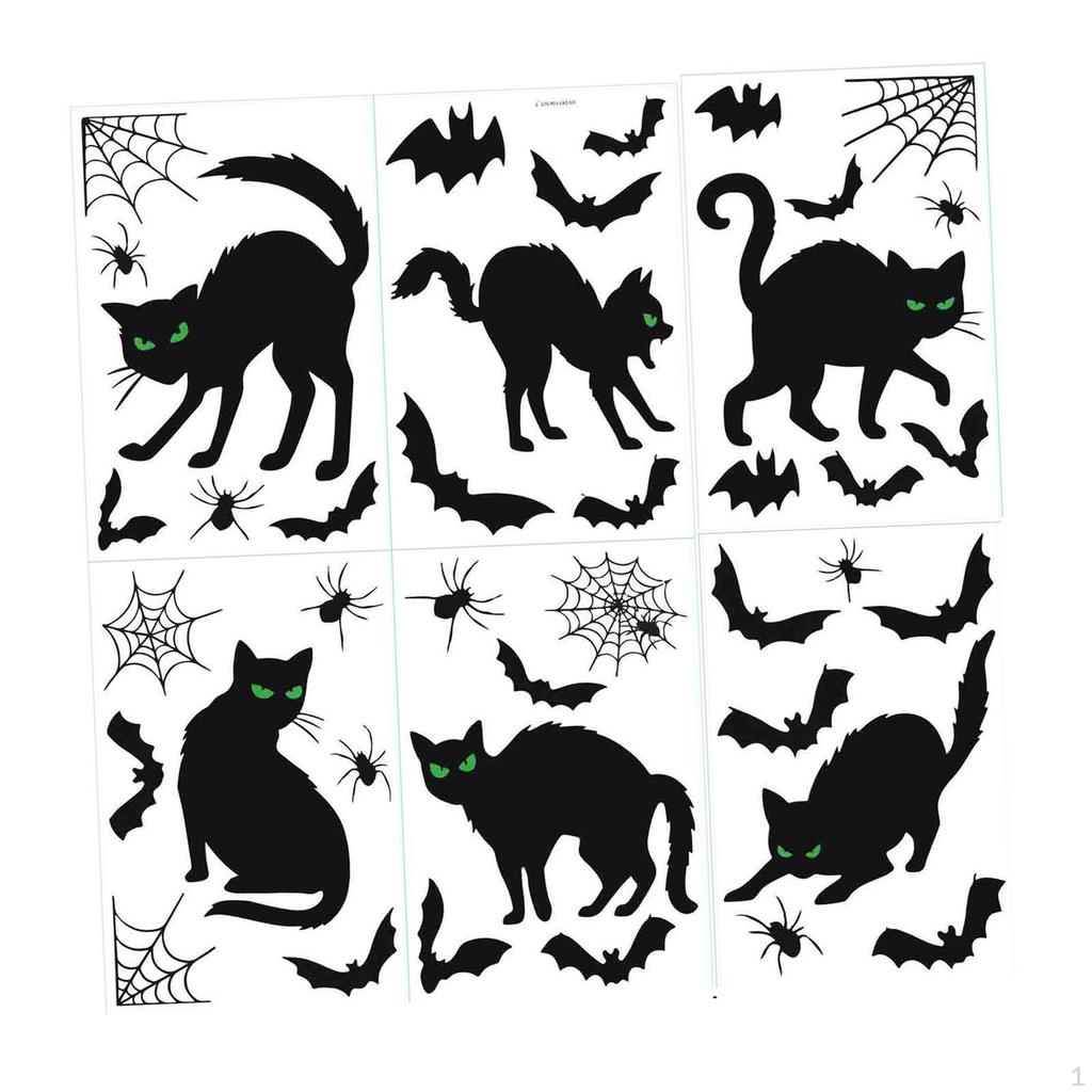 Halloween Window Clings Decals Decoration Stickers for Kids Room