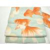 Used Heiwaya Kimono Antique Taisho Roman 9-inch Nagoya Obi Goldfish Pure Silk Masterpiece CABD0750hy