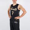 Nike NBA Basketball Jerseys Men's Black Moderate Straight Fit AV4674-011
