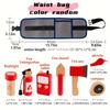 Firefighter Costume Waist Bag for Kids Toddlers Pretend Toy Wooden Fireman Role Play Accessories with Fire Hydrant