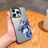 Fashion D-Dragon Animal Pattern Phone Case For iPhone17,16,15,14,13,12,11,Pro,MAX Gray Matte Silicone Black Cover