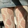 Spicy Y2K Cutout Lace Fishnet Stockings - Spring/Summer