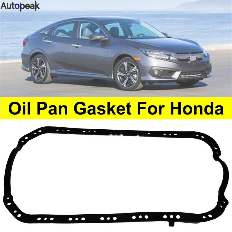 Car Engine Oil Pan Gasket Replacement Parts For Honda Civic Wagovan DX LX Del Sol SOHC D17A1 1668cc 1700cc 1.6L 1.7L 1996-2005