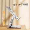 360°Rotatable Foldable Aluminum Tablet Stand Height‑Adjustable Anti‑Slip Desk Holder for 4.7‑12.9 Inch iPad Pro Air Mini Phone