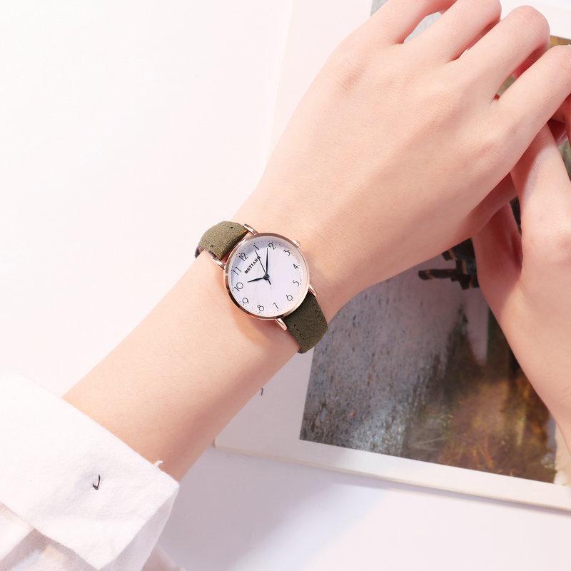 Retro Style Simple Temperament Women'S Watch Girlfriend Girl Student Casual Fashion Trend Versatile Quartz Watch