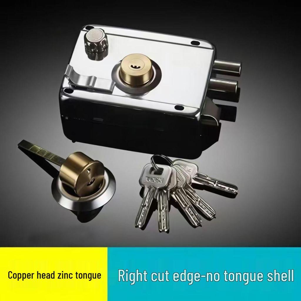 Universal Stainless Steel Anti-theft Door Lock for Bedroom, Dormitory, or Main Door