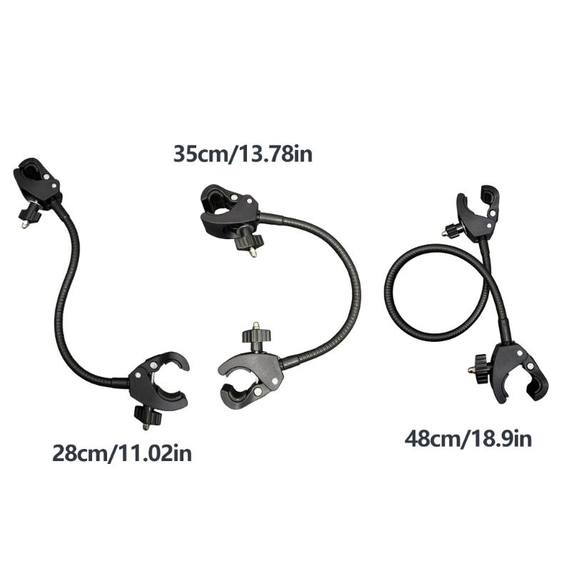 Gooseneck Microphone Stand with Clamp Flexible Adjustable Desk Arm with Microphone Clip for Music Recording Equipment