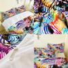 Zebra Series 3D Digital Printing Three-Piece Bedding Kit Bed Sheet Quilt Cover