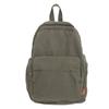 Solid 100% Cotton Backpacks For Women Classic Simple Canvas School Bags Korea Cloth Satchels Unisex Fabric Travel Packages