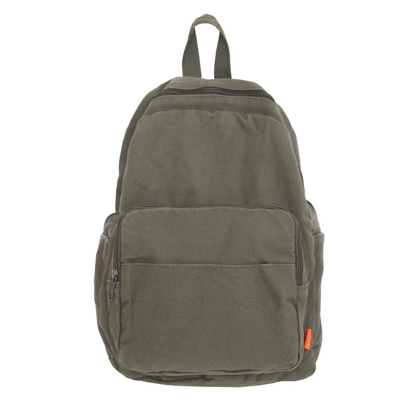 Solid 100% Cotton Backpacks For Women