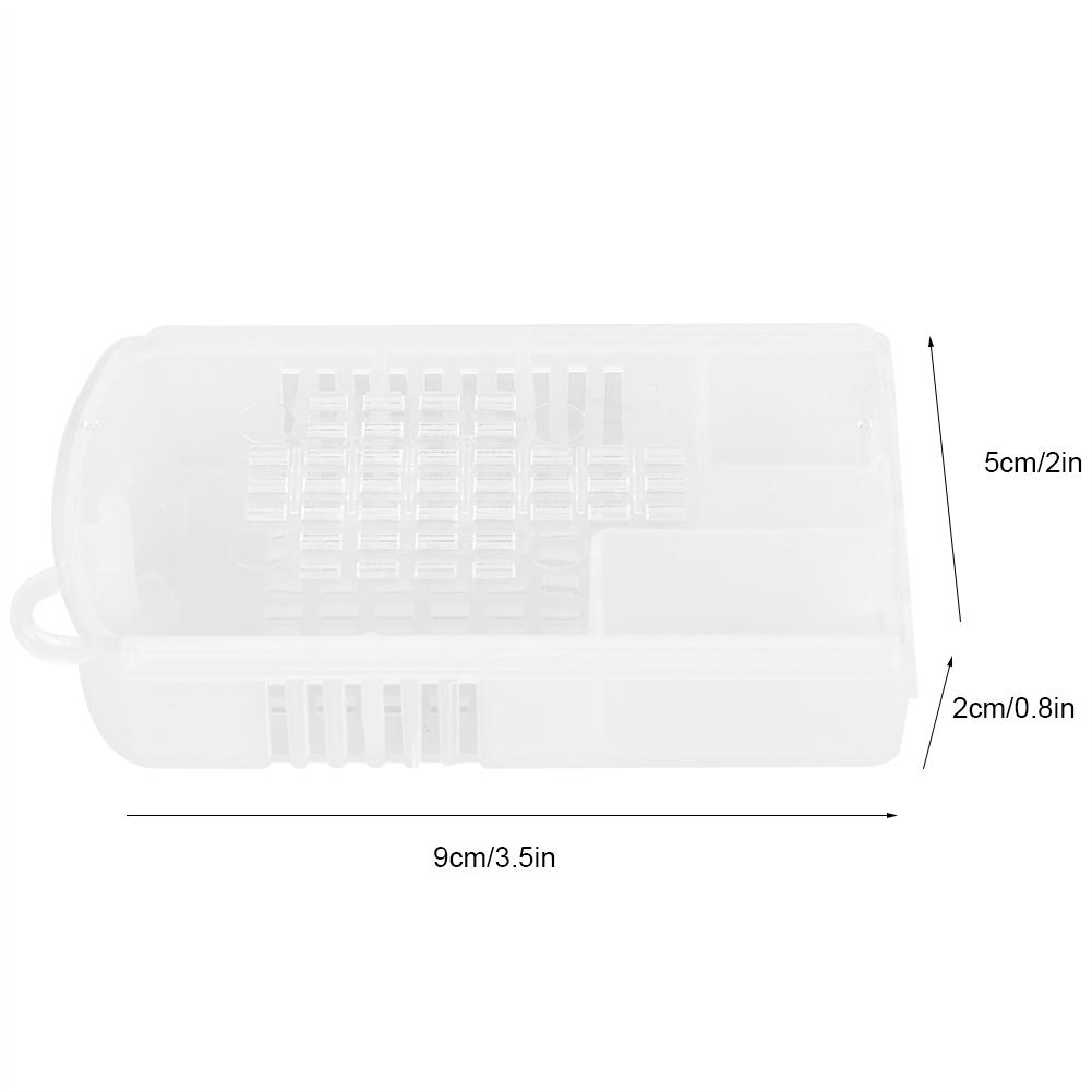 5Pcs Transparent Plastic Bee Cage Beekeeping Tool Equipment Accessories