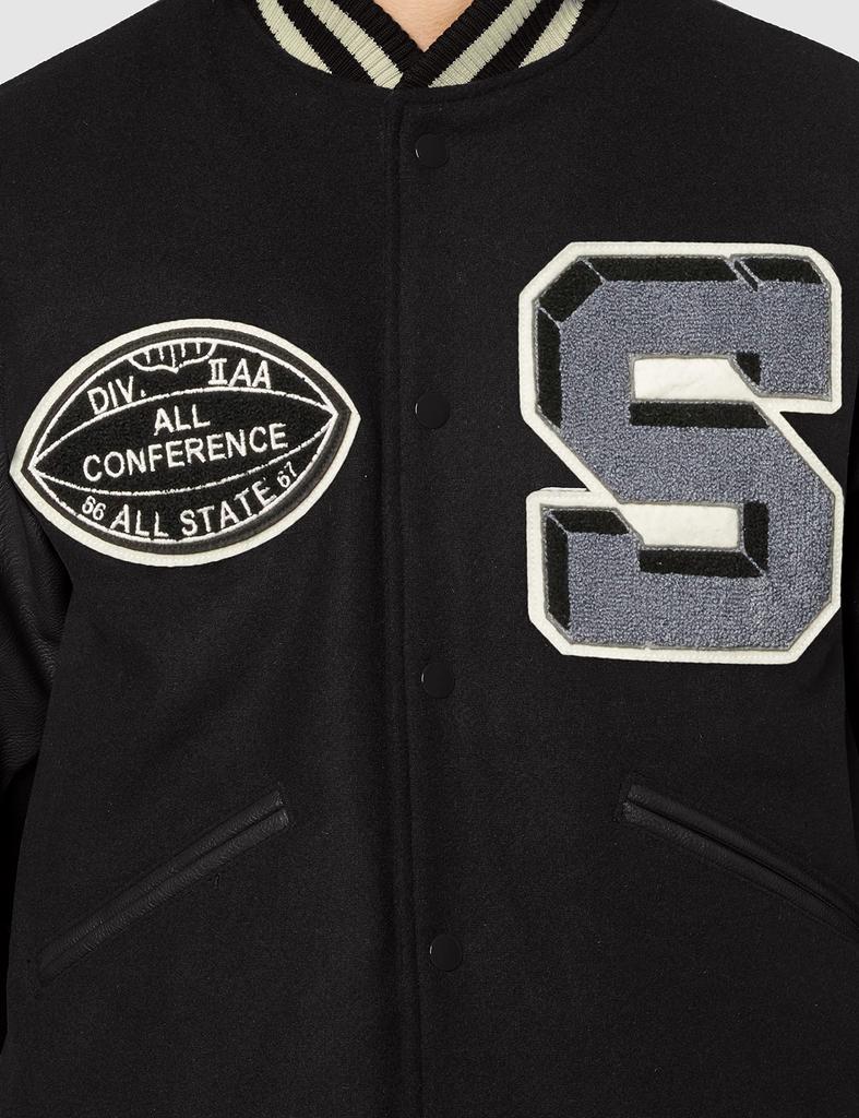 HOUSTON Military MELTON AWARD JACKET Black L (WILDCATS)