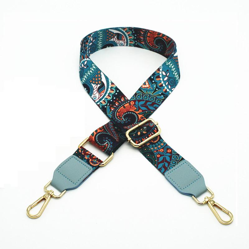 Colorful Bag Straps Nylon Crossbody Messenger Detachable Adjustable Handbag Shoulder Strap Women Purse Belt Accessory 3.8cm Wide