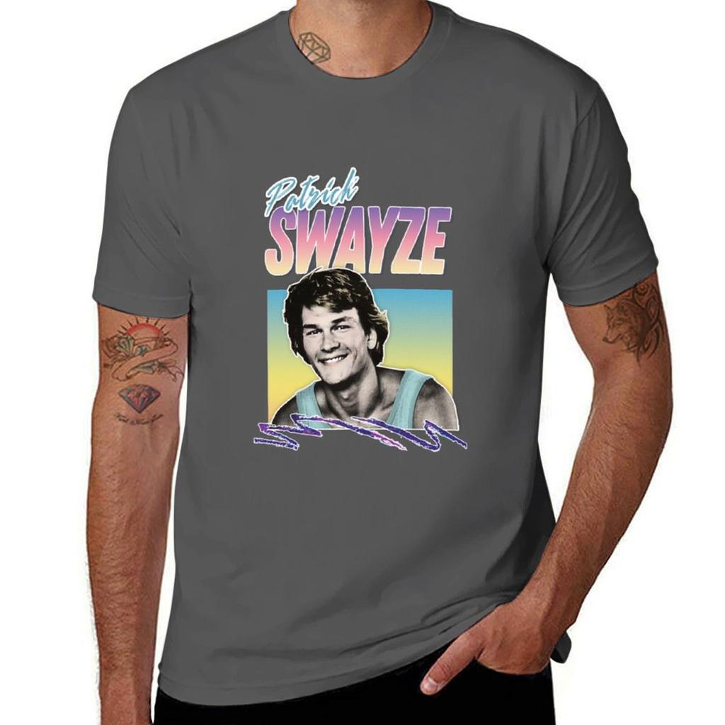 Patrick Swayze Tshirt Casual Graphic Print Tee Tshirt