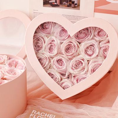 2Pcs/Set Flower Gift Holder Florist Packaging Exquisite DIY Paper Rose Gift Case