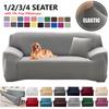 Solid Color Elastic Sofa Covers for Living Room Spandex Sectional Corner Sofa Slipcovers Couch Chair Cover 1/2/3/4 Seater