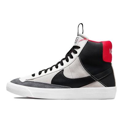 Blazer Mid 77 SE GS Dance - Sneakers per bambini bianche, nere e rosse Summit-White University-Red Light-Smoke-Grigio DH8640-100