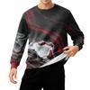 Men's Round Neck Fleece-Lined Thick Warm Sweatshirt