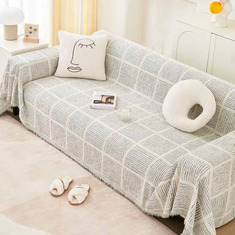 Blanekets Plaid for Nordic Ins Wind Summer Universal Beds Sofa Bed Decorative Boho Sofa Cover Throw Blanket Picnic with Tassel