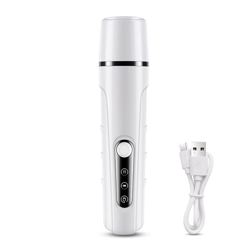 Electric Pet Nail Grinder Low Noise with LED Light Portable Professional Nail Care Tool Kit Home Grooming