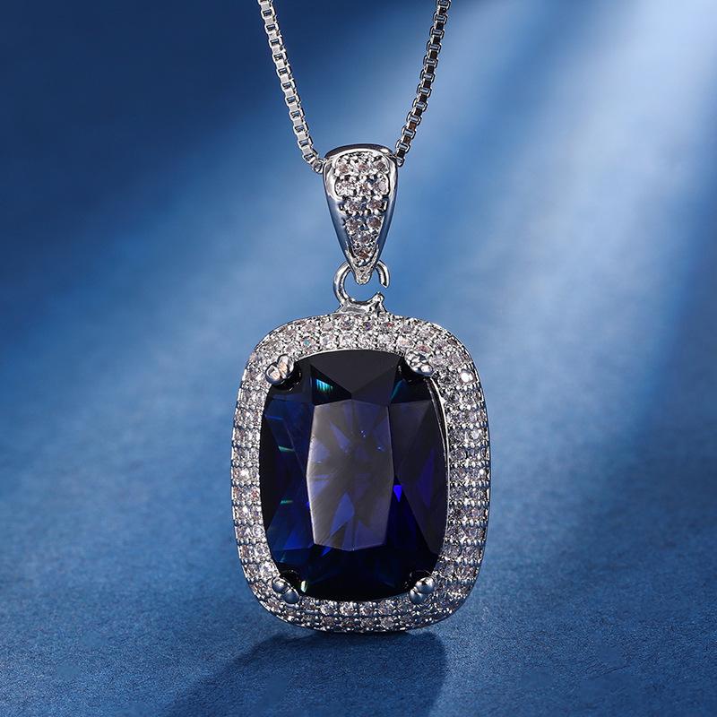 Schmuck Kupferboden Vergoldet Simulationsfarbe Schatz Einfaches Set Weiblich Fett Rechteckig 12 * 16