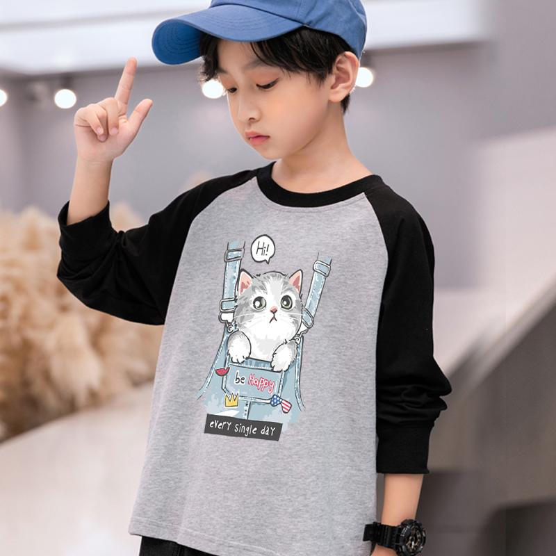 Small Cat Iron On Patch Thermal Press Hoodies Tops Diy A-Level Washable Vinyl Heat Transfer Every Single Day