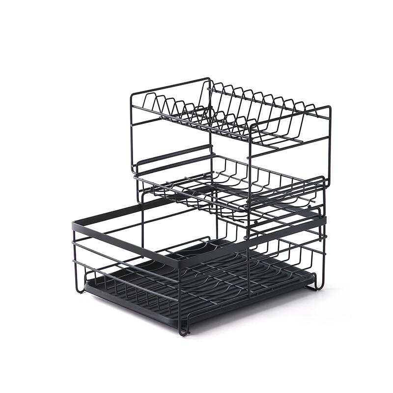 Cmaos Freestanding 2-Tier Kitchen Dish Drying Rack