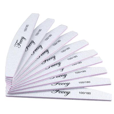 5ks Pilníky na nehty pro Poly Gel na prodloužení nehtů Omyvatelné Hrubé dvojité strany Brusný papír na akrylové nehty Emery Boards Pilník na manikúru