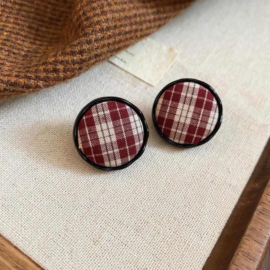 Silberne Nadel Tropfenöl Rote Perlen Ohrstecker - Eleganter & Vielseitiger Schmuck für Damen