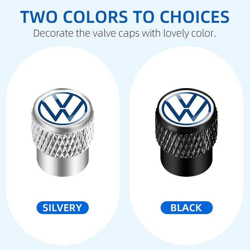 Dla VOLKSWAGEN Nowy Samochód Nakrętka Zaworu Powietrza Wentyla Koła Pokrowiec Przeciwpyłowy Opony Akcesorium Dla Volkswagen VW GTI R Golf 7 Polo Tiguan Passat Jett