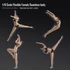 Fremego 1/6 Scale Female Action Figure Body Tan Skin Large Chest 12-Inch Model Set Human Toy for 1/6 Head Carving Beautiful Head Sculpt