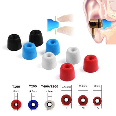 Headset Noise Isolating Soft Earbuds Replacement Eartips T100 T200 T300 T400 Memory Foam