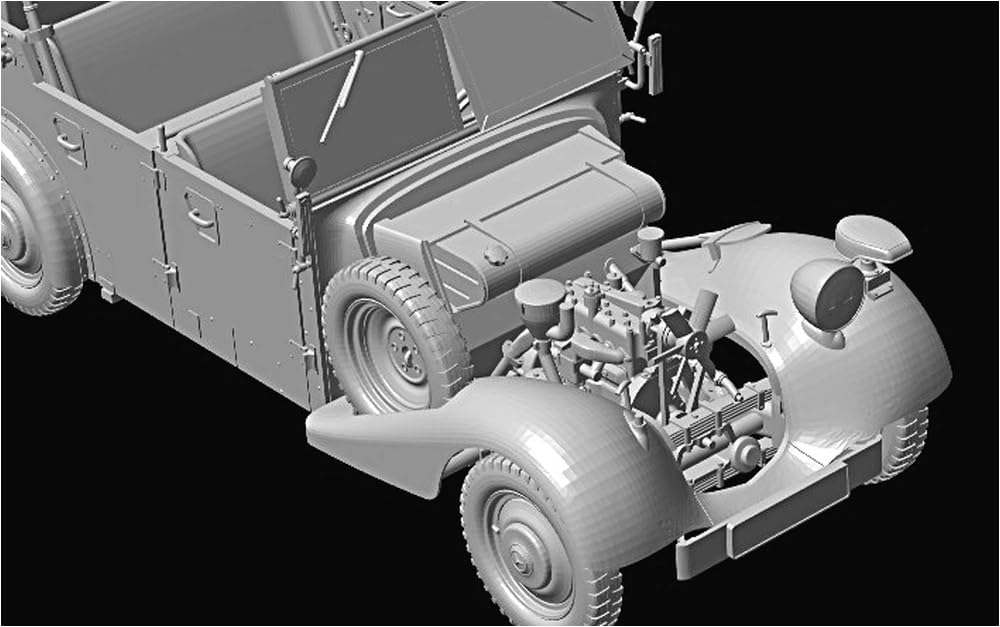 Master Box 1/35 Scale German 170VK kfz.1 Staff Car Plastic Model Kit (MB35030)