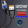 120W Super Fast Type-C Charging Cable 6A—Compatible with Huawei, Honor, Xiaomi
