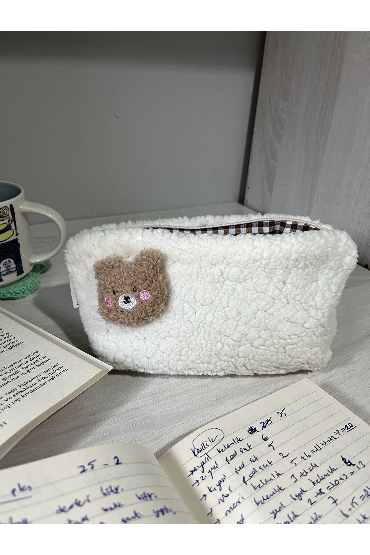 

Милый плюшевый моющийся молния в мелкую клетку с подкладкой из ткани, держатель для карандашей, пенал, кошелек, косметичка