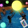 Light Up Beach Balls inflatable floating beach balls Summer Water Game Sports Party Play Ball Light  for Party Gathering
