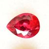 Natural Red Ruby Loose Gemstone 6 Ct Pear Shape for Wedding for Jewelry Making and Gem Collections