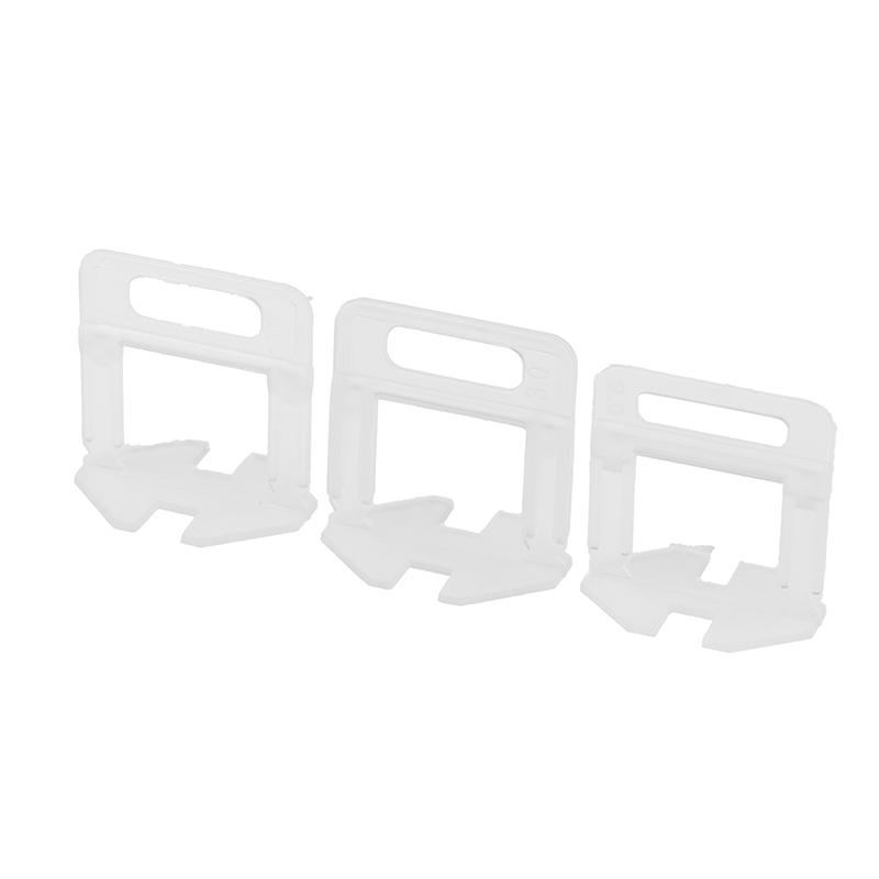 100 de bucăți 1-3 mm Distanțiere de nivelare a plăcilor Kit de cleme pentru sistem Instrumente de construcție pentru așezarea plăcilor de pardoseală Nivelator pentru decorarea casei