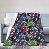 Avengers  Blankets Fleece  Winter   Multifunction Super Soft Throw Blankets for Bed Bedroom Rug Piece