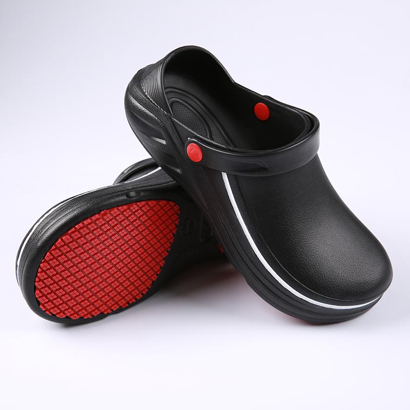 36-45 Unisex EVA Antiscivolo Impermeabile Resistente all'Olio Scarpe da Chef da Cucina Pantofole da Hotel Sandali da Lavoro Calzature