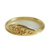 New Exquisite Originality Simple Hollow Rose Flower Ring Rose Gold Color Anniversary Ring Fine Luxury Jewelry Accessories Gift