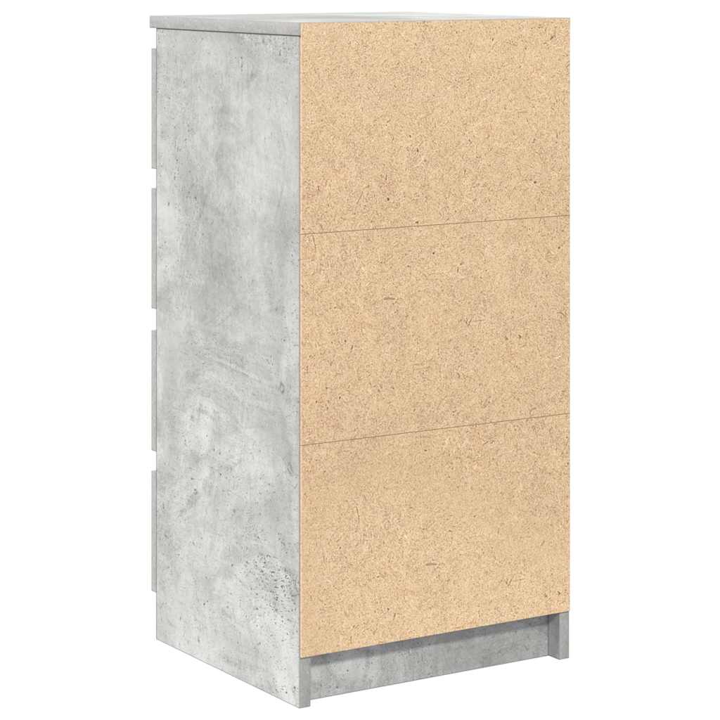 Sideboard Concrete Grey 37.5 x 35 x 76 cm Particleboard